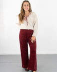 Pistola Penny High Rise Wide Leg Crop