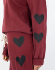Kevvy Pullover Sweatshirt- Garnet