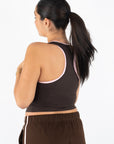 Double Layered Racerback Tank Top
