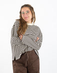 Organic Stripe LS Tee