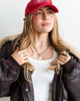 Aspen Pu Bomber Jacket