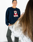 Santa Pug Knit Sweater
