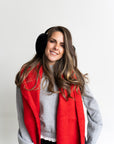 The Stockholm Scarf Crimson Red