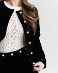 Georgie Pearl Button Front Jacket