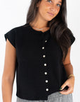 Vanessa Sleeveless Cardigan