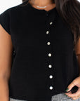 Vanessa Sleeveless Cardigan