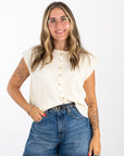 Vanessa Sleeveless Cardigan