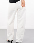 Pistola Beau Seamed Crescent Leg in Paper White