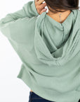 Sunday Drift Ribbed Hoodie