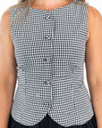Angie Gingham Mini Dress