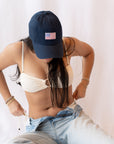 American Flag Embroidery Baseball Cap