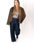 Pistola Beau Seamed Crescent Jean