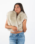 Faux Fur Plush Vest