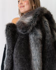 Charlie Ombre Faux Fur Jacket