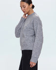 Pistola Aura Sweater in Charcoal Diamonte