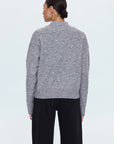 Pistola Aura Sweater in Charcoal Diamonte