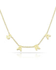 Water Resistant It’s All in a Name® *mini* Personalized Necklace - Gold (No Crystals)