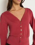 Nation Colette Cardigan Top