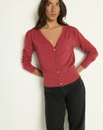 Nation Colette Cardigan Top