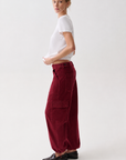 Honor Utility Cord Cargo in Deep Crimson