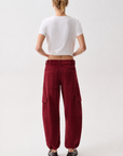 Honor Utility Cord Cargo in Deep Crimson