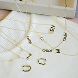 Water Resistant Custom My Mantra/Name Necklaces - Gold