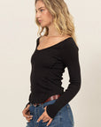 Annie Ribbed Top