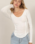Annie Ribbed Top