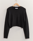 Calli Cropped Knit Sweater
