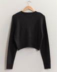 Calli Cropped Knit Sweater