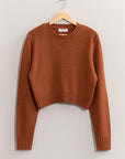 Calli Cropped Knit Sweater