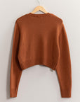 Calli Cropped Knit Sweater