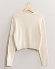 Calli Cropped Knit Sweater