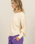 Natalia Waffle Top