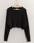 Brielle Ribbed Crop Sweater