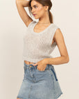 Edith Knit Metallic Sweater