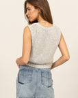 Edith Knit Metallic Sweater