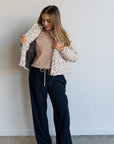 Just Looking Floral Cord Jacket