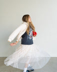 Solei Tiered Ruffle Tulle Skirt