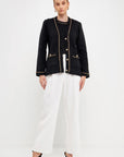 Fifa Chain Trim Cardigan