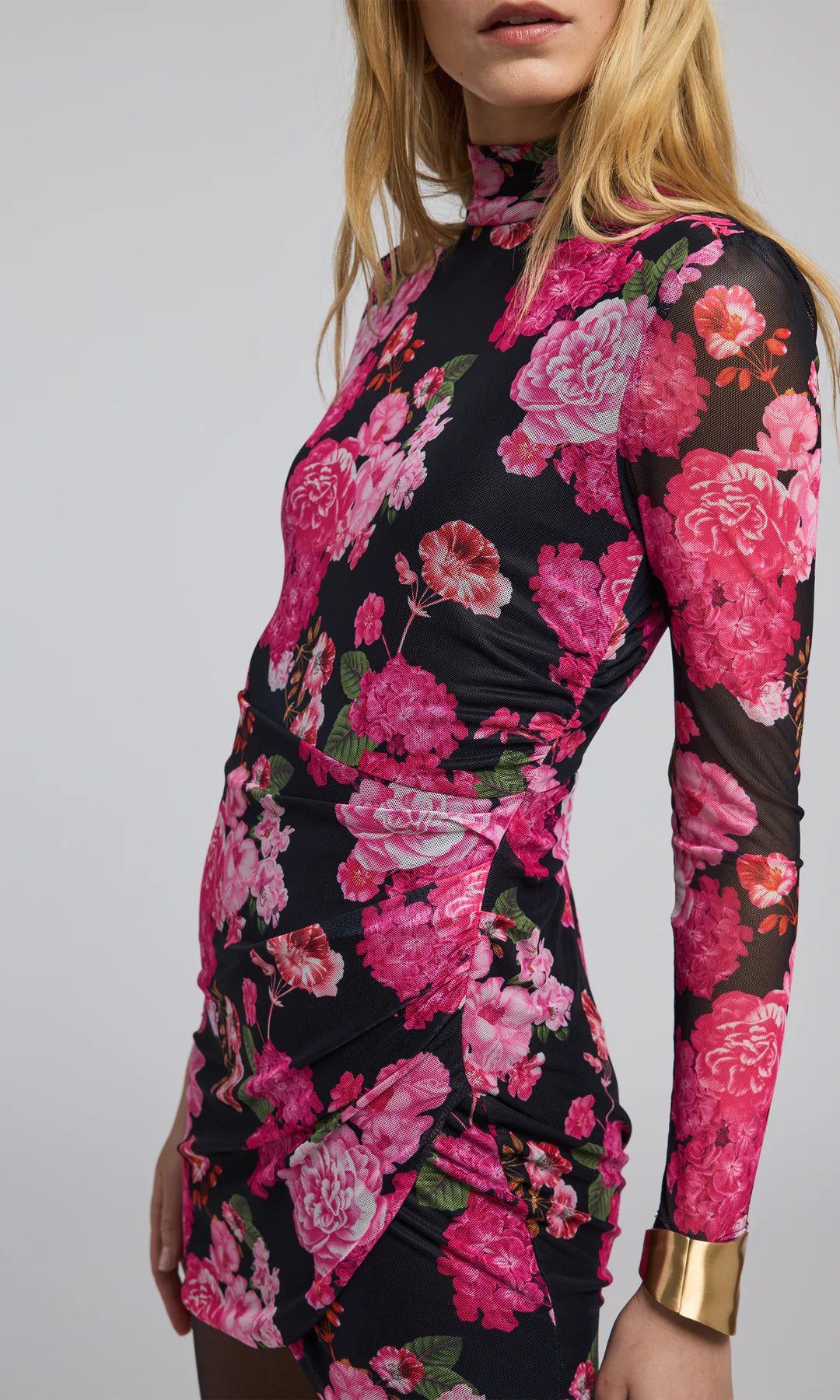 knee length dresses for ladies Talulla Floral Mesh Dress Medium