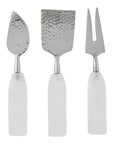 Alabaster Cheese Knives - Set of 3