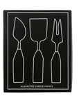 Alabaster Cheese Knives - Set of 3