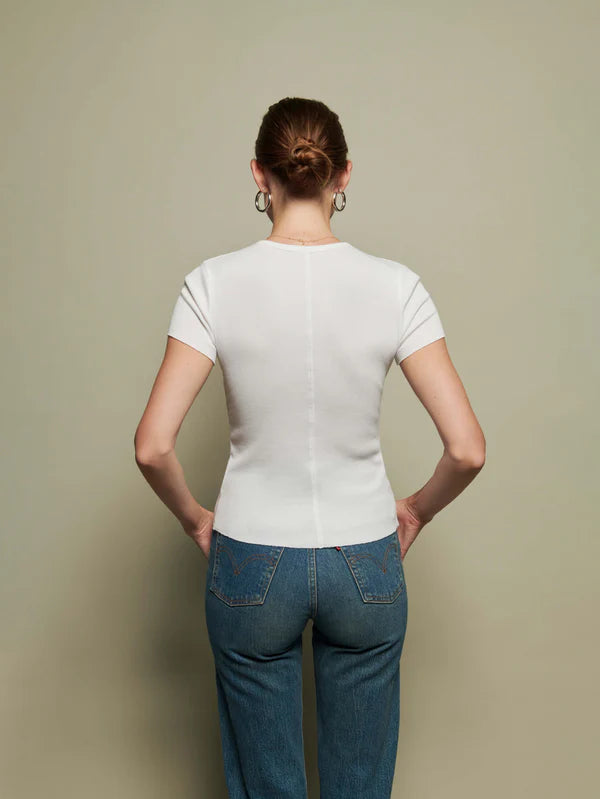 Billy Fitted Scoop Neck Tee