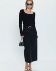 Alice Midi Skirt in Underground
