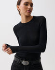 Juno Featherweight Sweater - Black