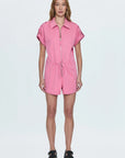 PISTOLA The Meg Romper in Flamingo