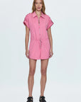 PISTOLA The Meg Romper in Flamingo