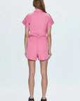 PISTOLA The Meg Romper in Flamingo