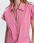 PISTOLA The Meg Romper in Flamingo